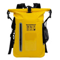 waterproof backpack, dry-wet separation, outdoor sports backpack, fishing backpack, camping backpack, canyoning backpack, swimming backpack, rafting backpack, waterproof gear, Australia outdoor backpack, hiking backpack water resistant - Yellow - Size 25L