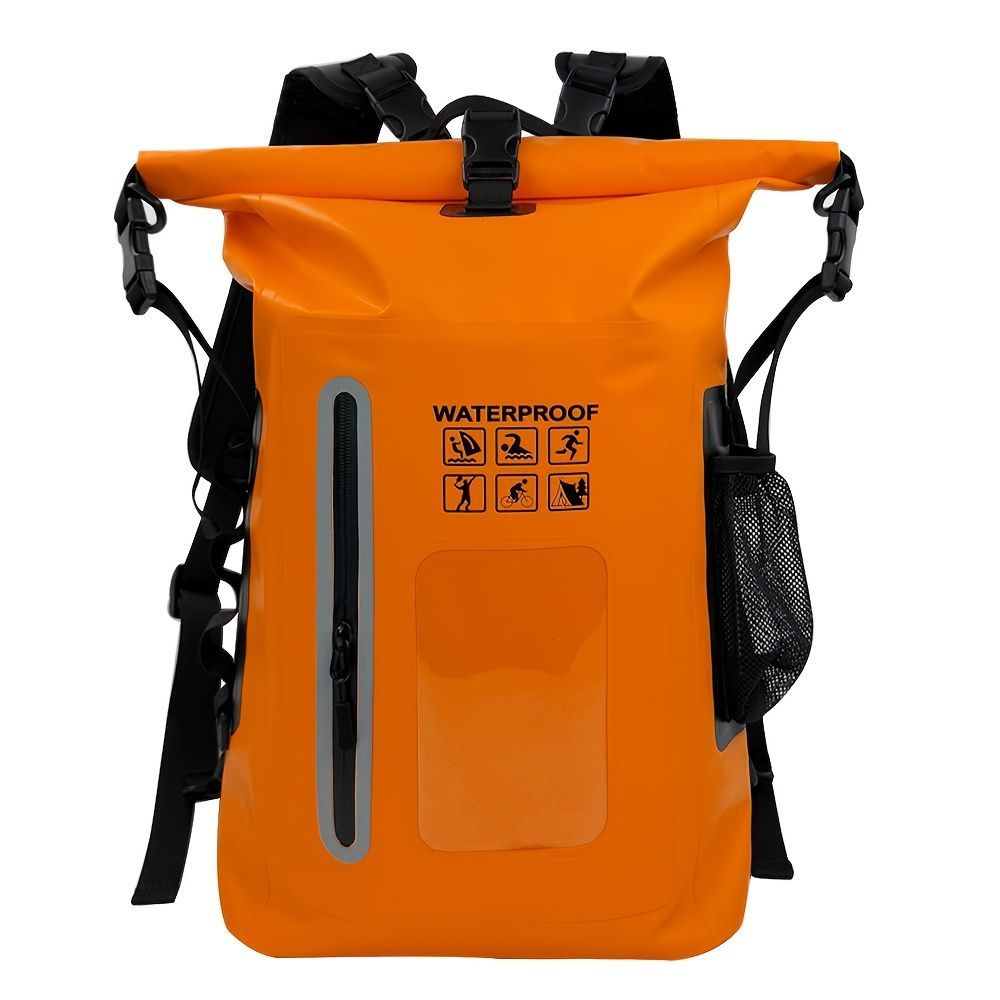 waterproof backpack, dry-wet separation, outdoor sports backpack, fishing backpack, camping backpack, canyoning backpack, swimming backpack, rafting backpack, waterproof gear, Australia outdoor backpack, hiking backpack water resistant - army green - Size