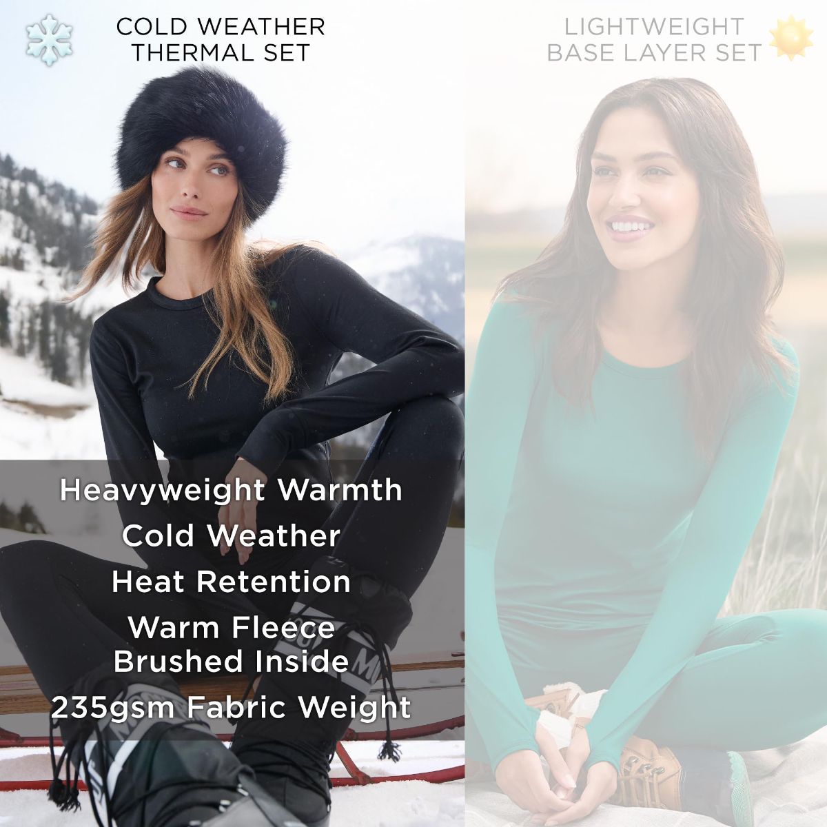 Cuddl Duds Womens Heavyweight Cold Weather Fleece Lined Thermal Set – Long Sleeve Top & Leggings - Winter Lounge Sets - Red - Size XXL
