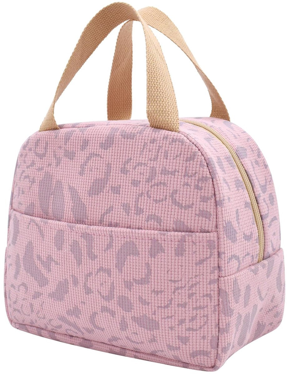 Reusable Insulated Lunch Bag 6L – Small Lunch Bag for Work, School & Travel (Pink)