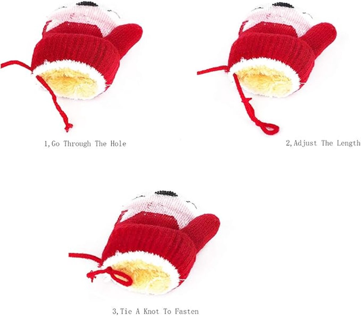 Toddler Winter Gloves (0–3 Years) – Soft Knitted Kids Gloves with Warm Fleece Lining for Boys & Girls