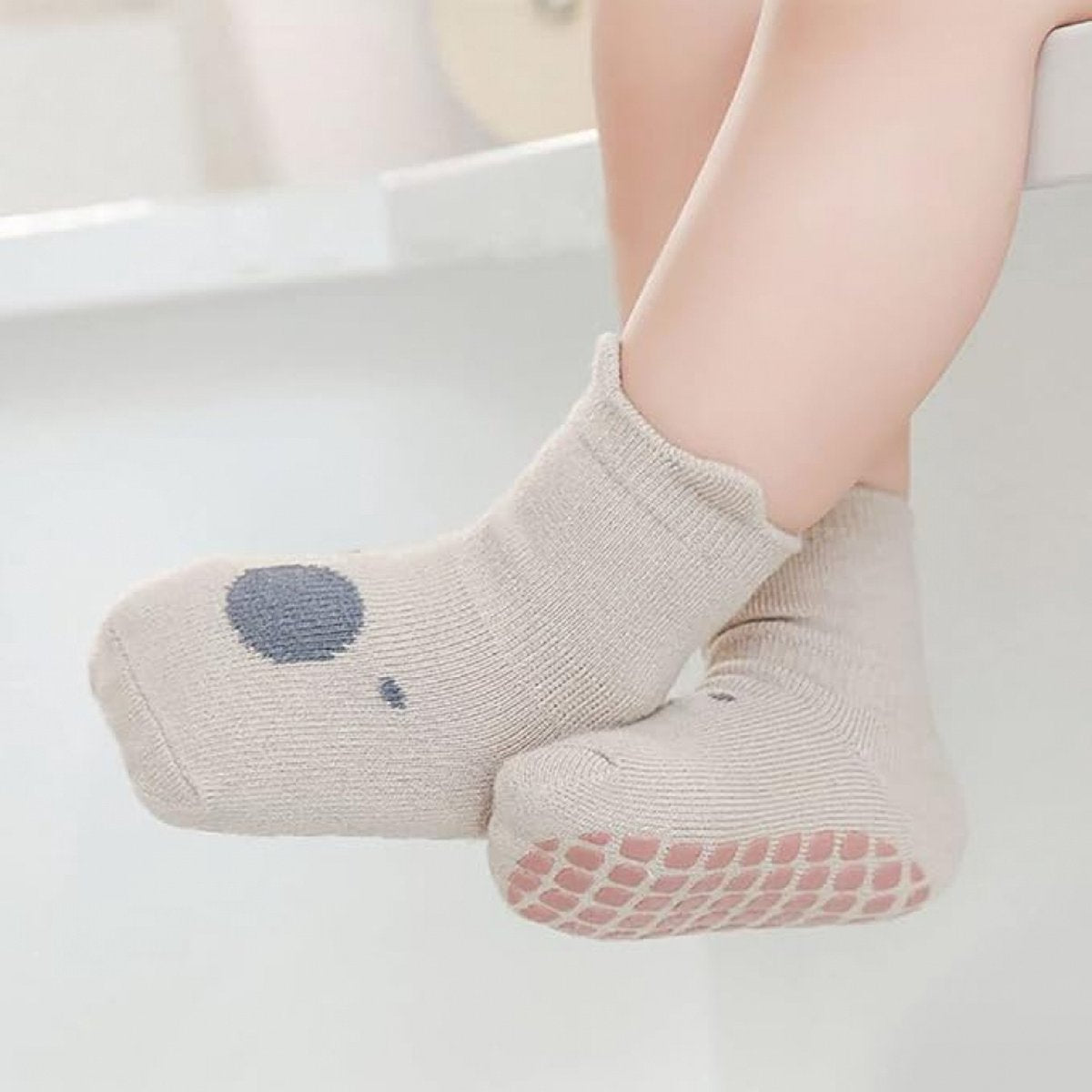 Baby Socks - 5 Pairs - Baby Socks - Non-slip Socks - Children's Socks - Child Baby - Multicolored - Size M - 1-3 Years Old - Ankle Socks - Slipper Socks Baby - Warm Socks - Socks - Newborn - Maternity Gift - Baby Gift