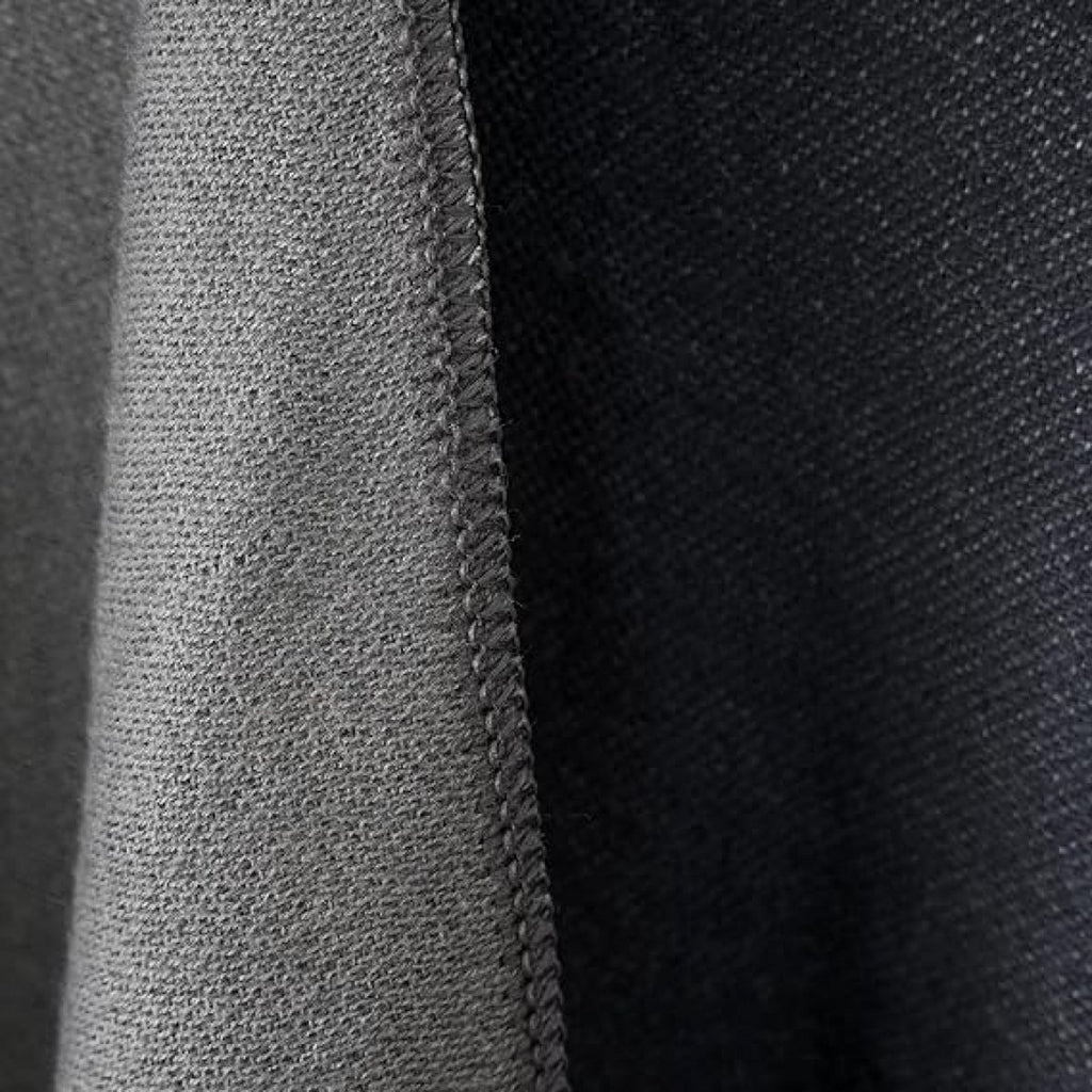 Elegant Black & Grey Women’s Wrap Scarf – Soft Winter Shawl (160 × 130 cm)