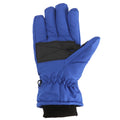 GXWEA Kids Waterproof Winter Snow Gloves – Warm, Thick & Stretchy for Boys & Girls (Ages 4–11), Blue