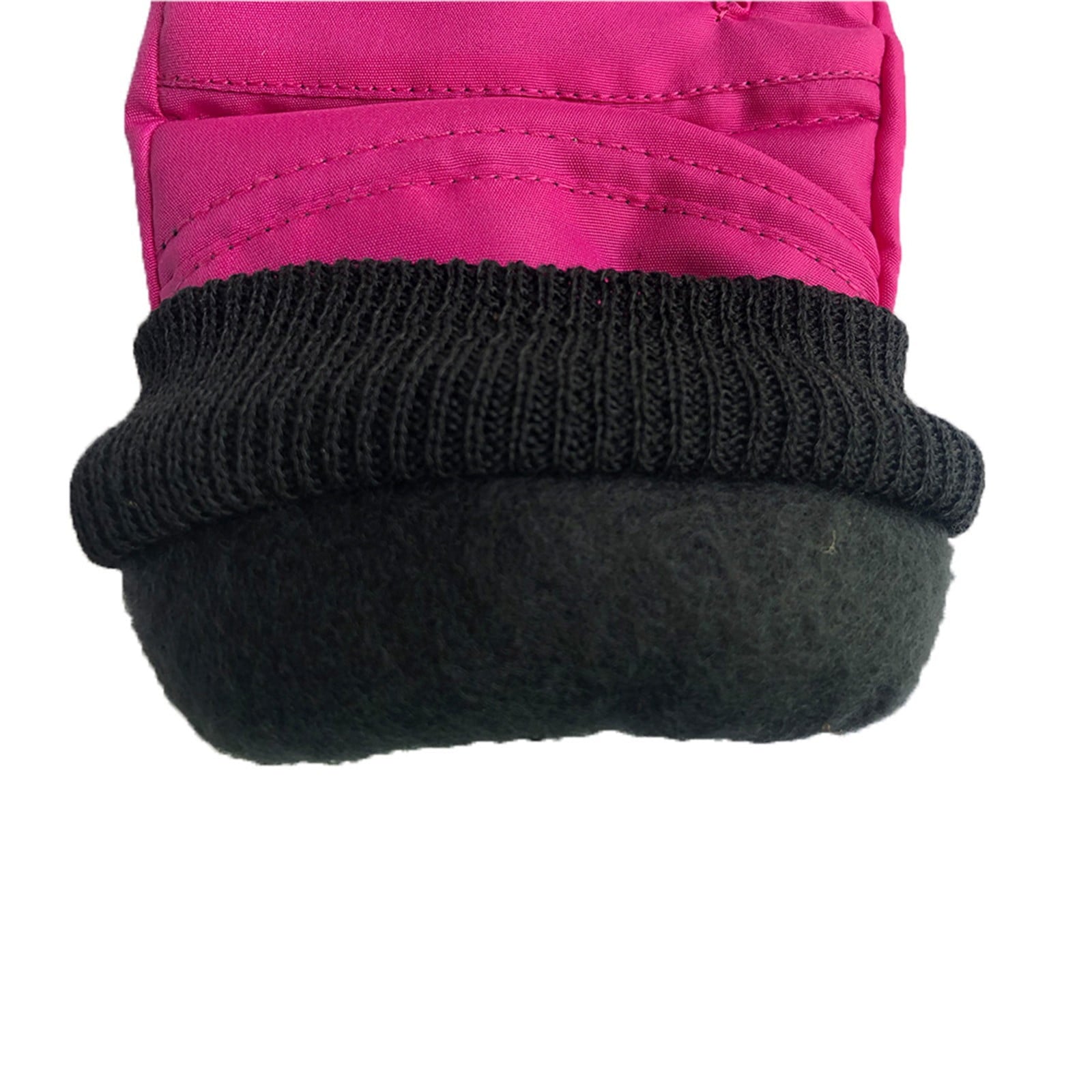 GXWEA Kids Waterproof Winter Snow Gloves – Warm, Thick & Stretchy for Boys & Girls (Ages 4–11), Hot Pink