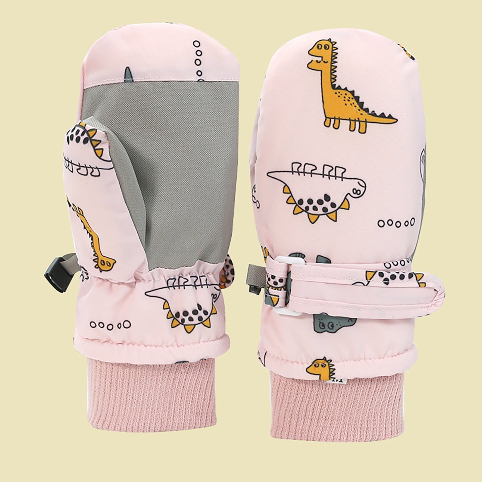 2T Gloves Kids Waterproof Gloves Kids Gloves Winter Gloves Thick Gloves Stretchy Warm Gloves Boys Girls 6-11 Year 2-4 Years AHA5 kids snow gloves Pink