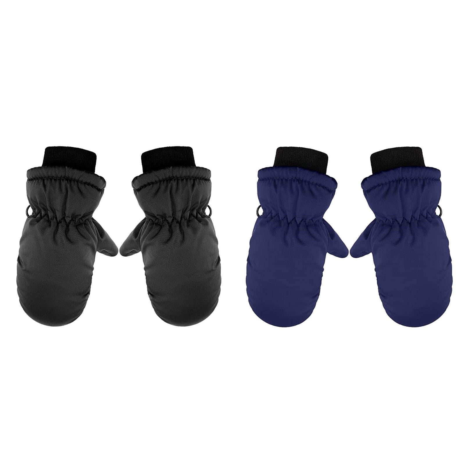 2T Gloves Kids Waterproof Gloves Kids Gloves Winter Gloves Thick Gloves Stretchy Warm Gloves Boys Girls 6-11 Year One Size color-10