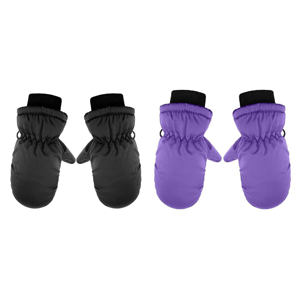 2T Gloves Kids Waterproof Gloves Kids Gloves Winter Gloves Thick Gloves Stretchy Warm Gloves Boys Girls 6-11 Year One Size color-5