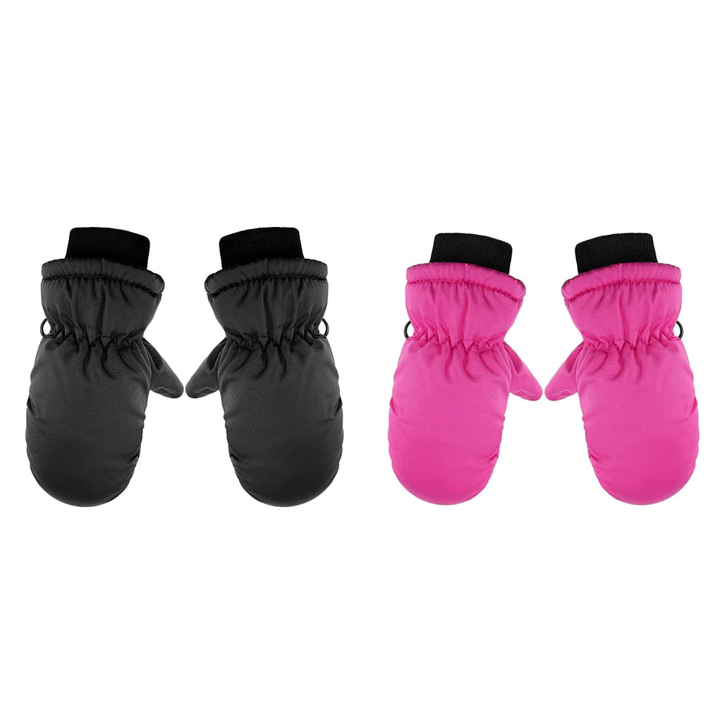 2T Gloves Kids Waterproof Gloves Kids Gloves Winter Gloves Thick Gloves Stretchy Warm Gloves Boys Girls 6-11 Year One Size color-6