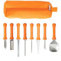 8 Pcs Halloween Pumpkin Carving Kit Professional Pumpkin Carving Knife Stainless Steel Pumpkin Carving Tools for Halloween Decoration Jack-O-Lantern