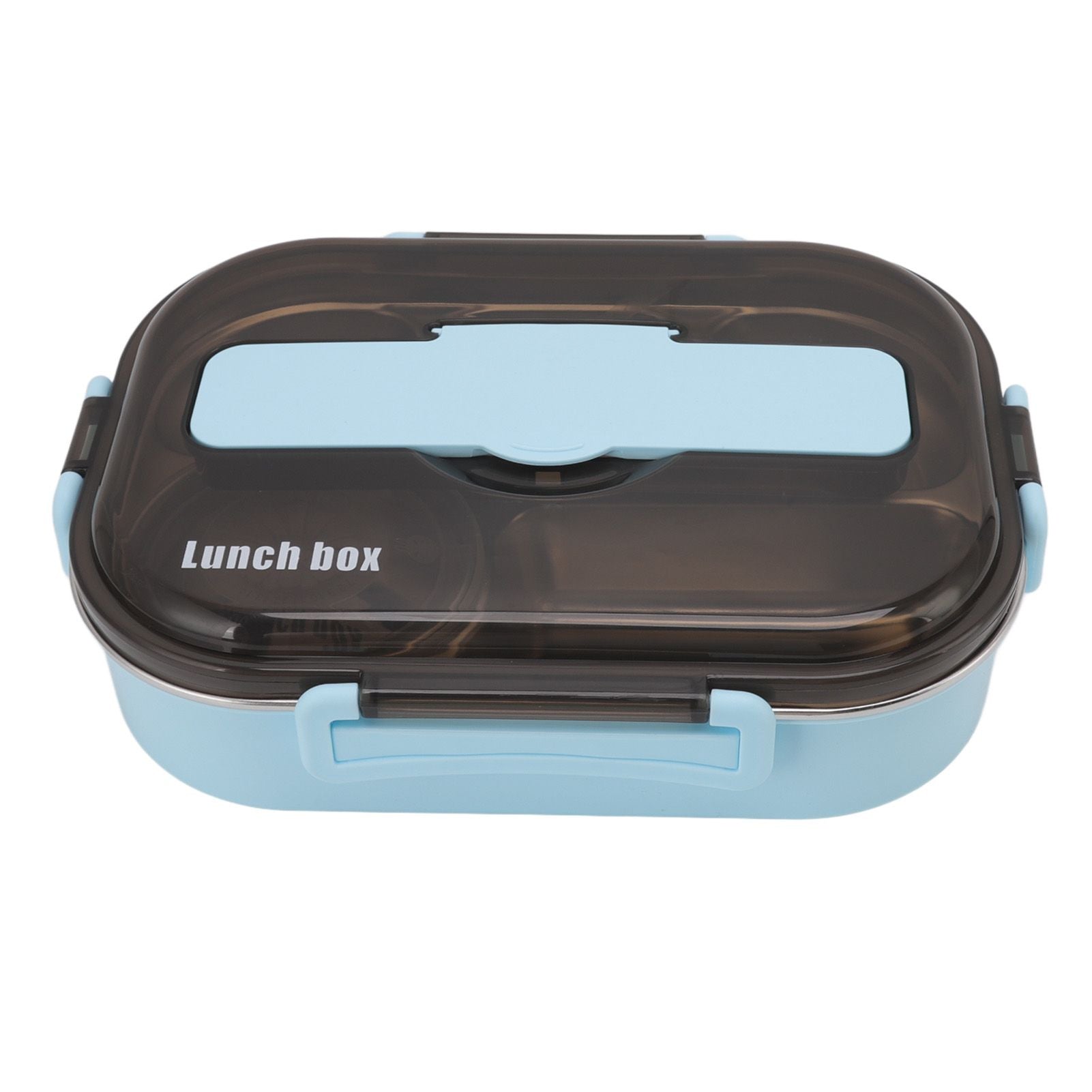 Lunch Container Box Stainless Steel Thermal Lunch Storage Box with Soup Bowl Chopsticks Spoon for Adults Children Blue