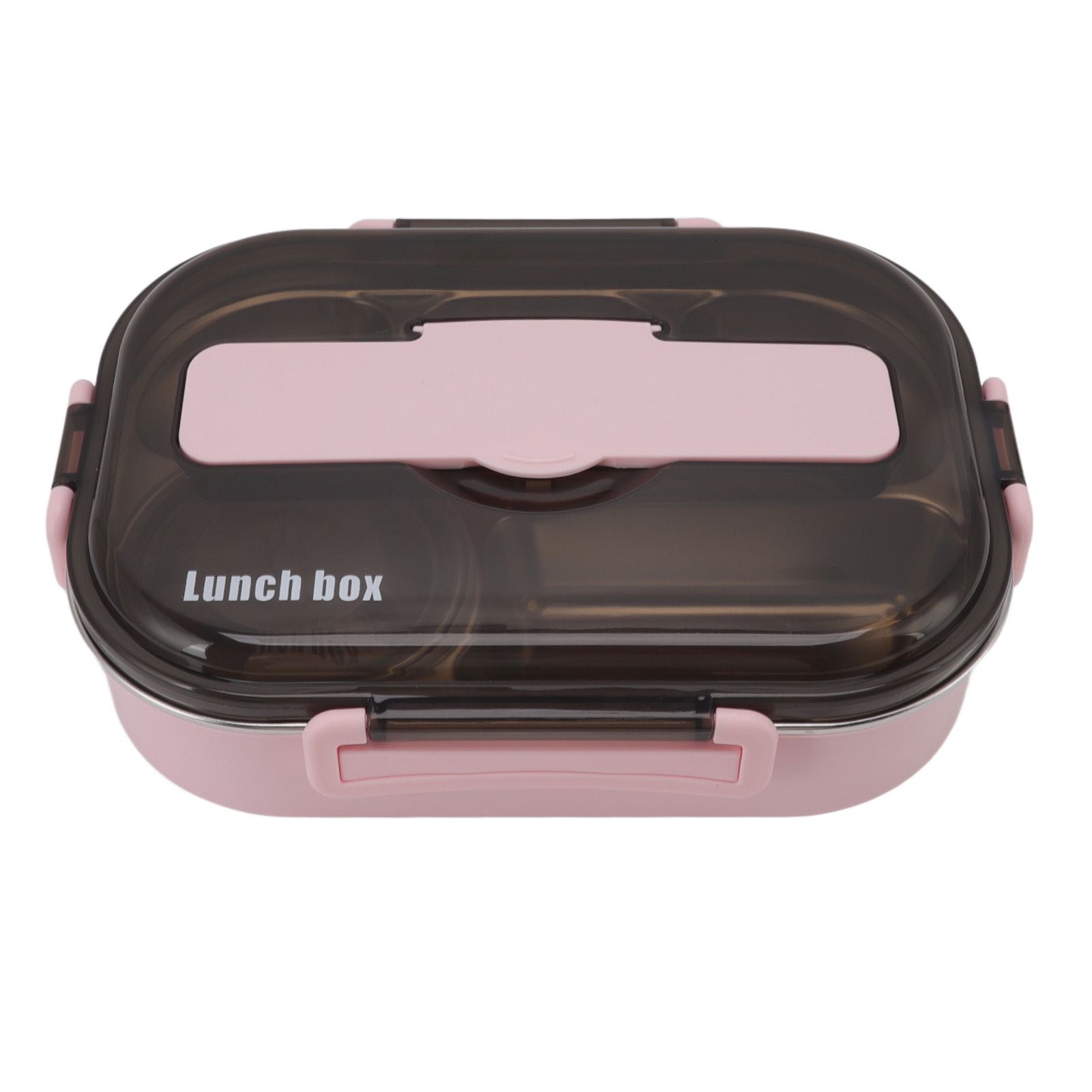 Lunch Container Box Stainless Steel Thermal Lunch Storage Box with Soup Bowl Chopsticks Spoon for Adults Children Pink