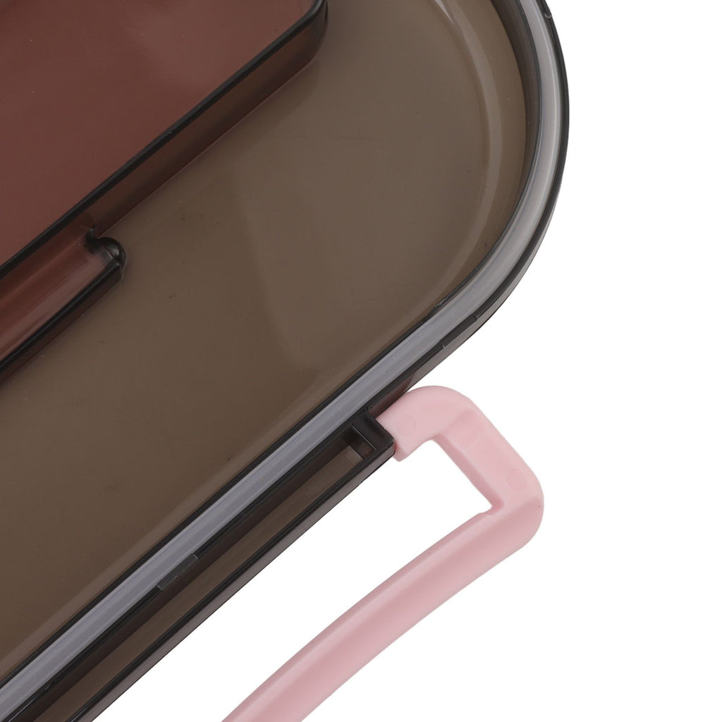 Lunch Container Box Stainless Steel Thermal Lunch Storage Box with Soup Bowl Chopsticks Spoon for Adults Children Pink