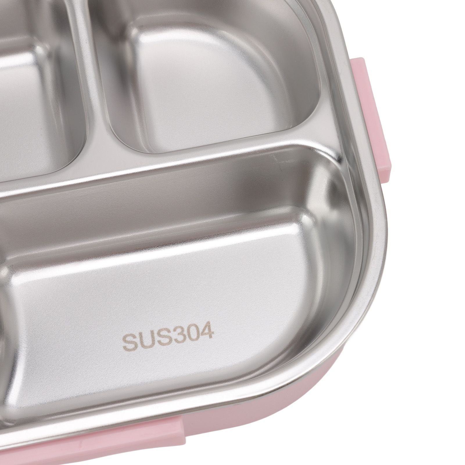 Lunch Container Box Stainless Steel Thermal Lunch Storage Box with Soup Bowl Chopsticks Spoon for Adults Children Pink