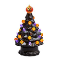 Lighted Ceramic Halloween Tree Tabletop Halloween Decoration Halloween Tree Pumpkin Light