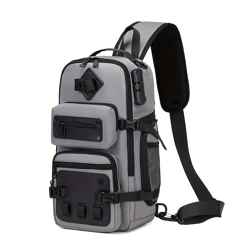 Gray Black Anti-Theft Backpack Waterproof Sling Backpack Travel Backpack Australia Daypack