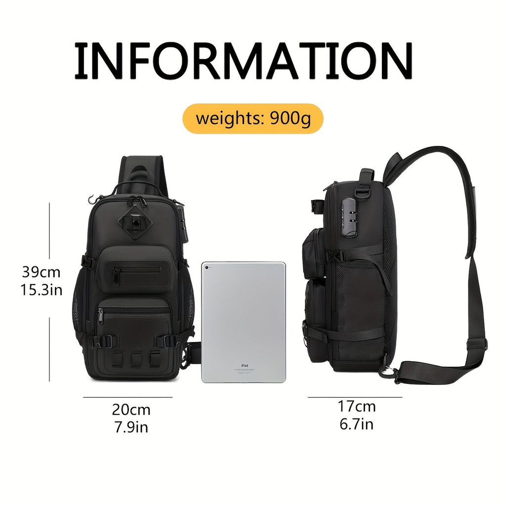 Gray Black Anti-Theft Backpack Waterproof Sling Backpack Travel Backpack Australia Daypack