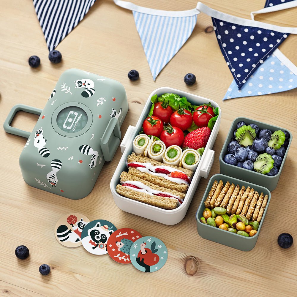 Monbento Mb Tresor Kids Bento Box - Raccoon