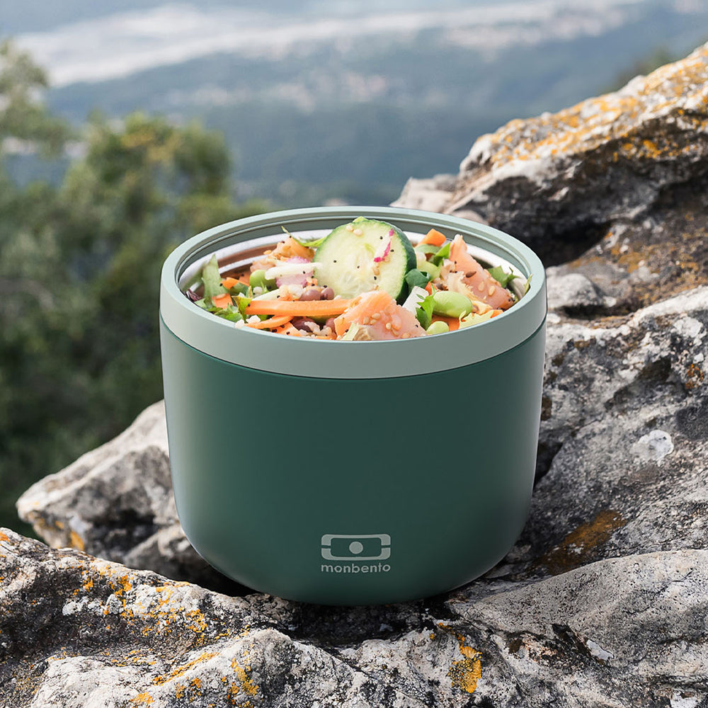 Monbento Mb Element Insulated Bento Box - Bi-Colour Green