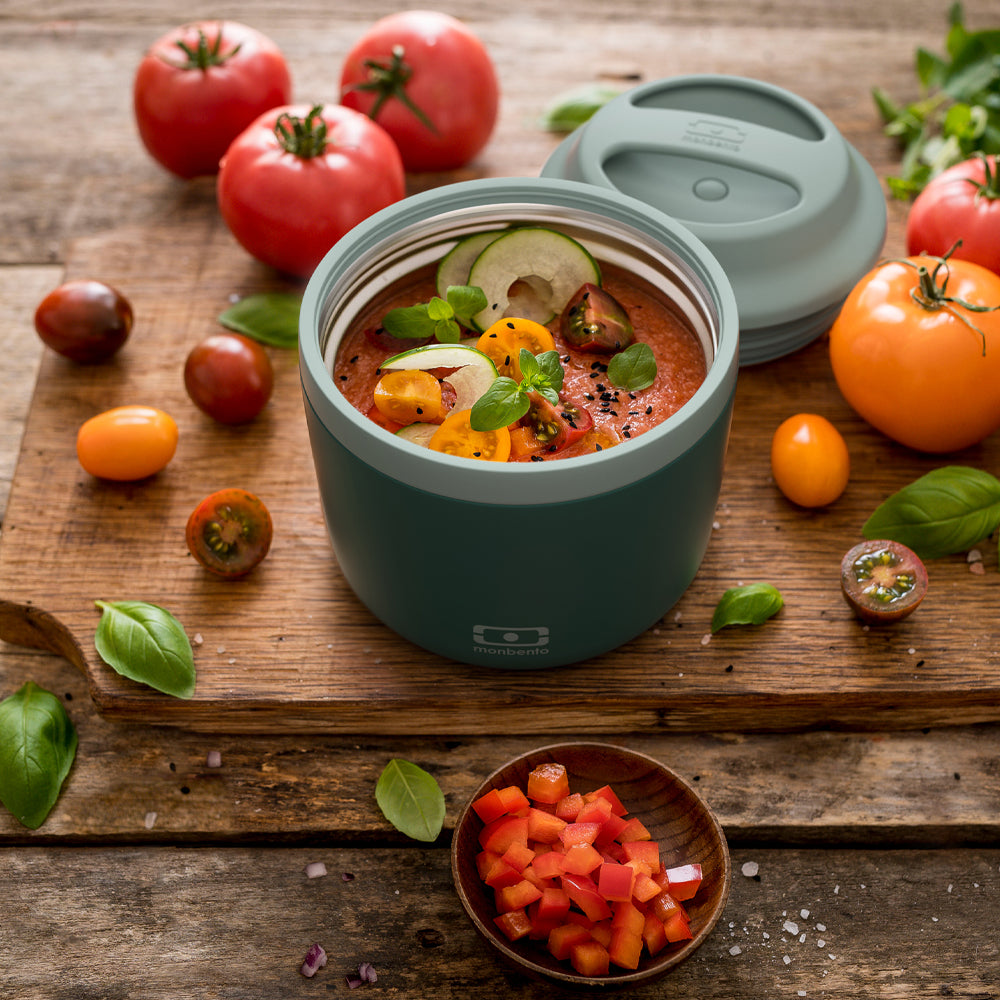 Monbento Mb Element Insulated Bento Box - Bi-Colour Green