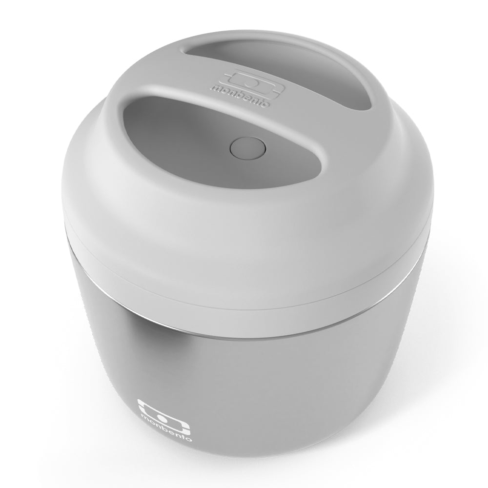 Monbento Mb Element Isolated Bento Box - Metallic Silver