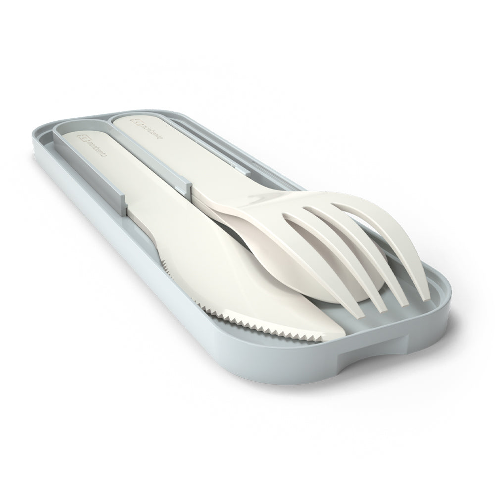 Monbento Mb Pocket Plastic Cutlery Set - Colour Natural