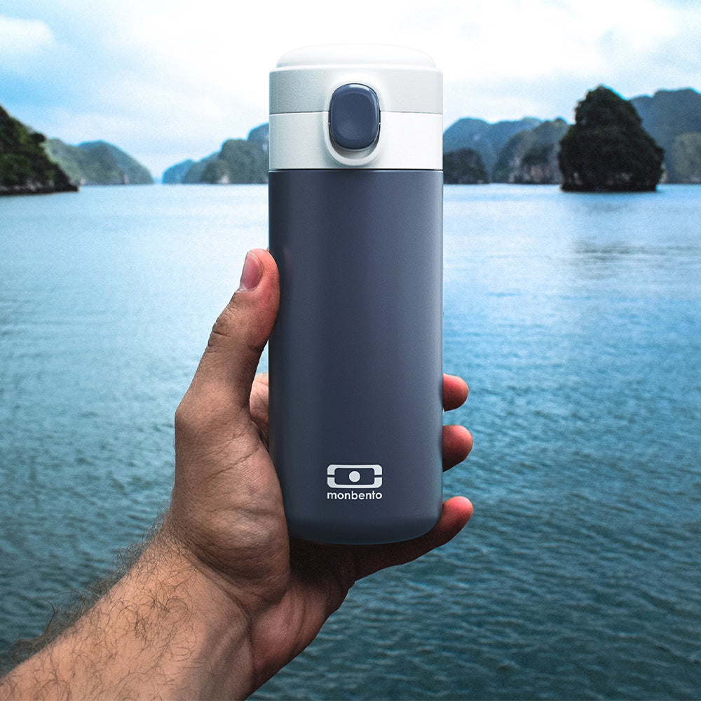 Monbento Mb Pop Insulated Bottle - Blue Infinity