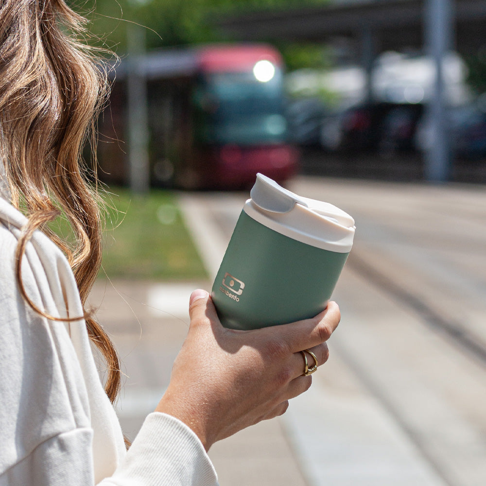 Monbento Travel Mug S - Green Natural